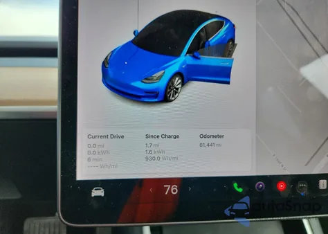 2020 Tesla Model 3 z USA, uszkodzony, nr VIN 5YJ3E1EB4LF600492